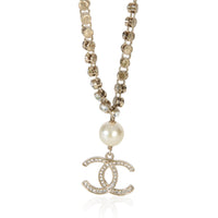 Chanel Gold Plated  2021 Strass & Faux Pearl Necklace id