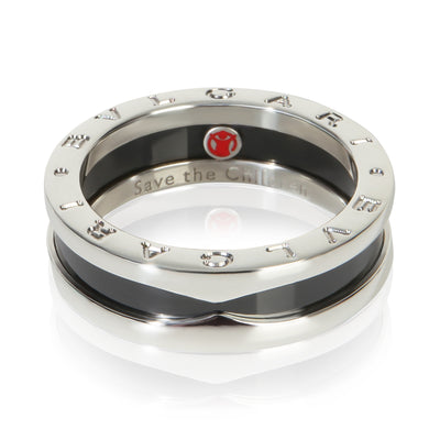 BVLGARI Sterling Silver  Save The Children B.zero1 Ring fv