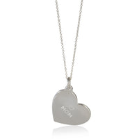 Tiffany & Co. Sterling Silver  Mom Heart Pendant fv