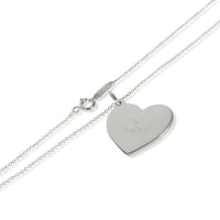 Tiffany & Co. Sterling Silver  Mom Heart Pendant 2
