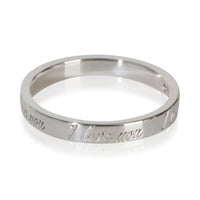 Tiffany & Co. Sterling Silver  Notes I Love You Ring fv