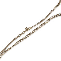 Chanel Gold Plated  2015 CC Station Necklace sv