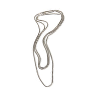 David Yurman Sterling Silver  3.6mm Box Chain Necklace pv
