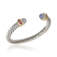 David Yurman Yellow Gold & Sterling Silver Chalcedony and Tourmaline Renaissance bv