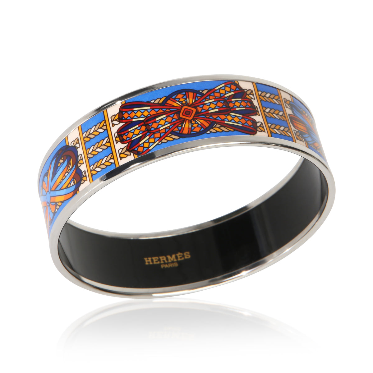 Hermès Cachemire de Tamara Enamel Bracelet bv