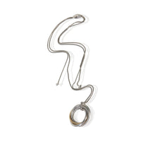 David Yurman 1/4 14K Yellow Gold & Sterling Silver Crossover Necklace pv