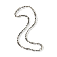 David Yurman Sterling Silver  Wheat Chain Necklace pv