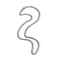 David Yurman Sterling Silver  Wheat Chain Necklace pv