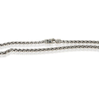 David Yurman Sterling Silver  Wheat Chain Necklace sv
