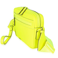 Gucci Fluorescent Yellow Rubber Effect Monogram GG Crossbody Bag Handbag 2
