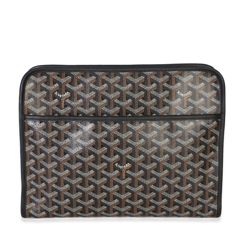 Goyard Black ine Canvas Jouvence Toiletry GM Handbag id