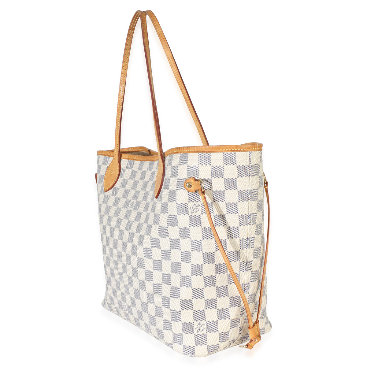Louis Vuitton Damier Azur Canvas Neverfull MM Handbag 2