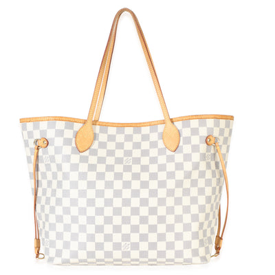 Louis Vuitton Damier Azur Canvas Neverfull MM Handbag id