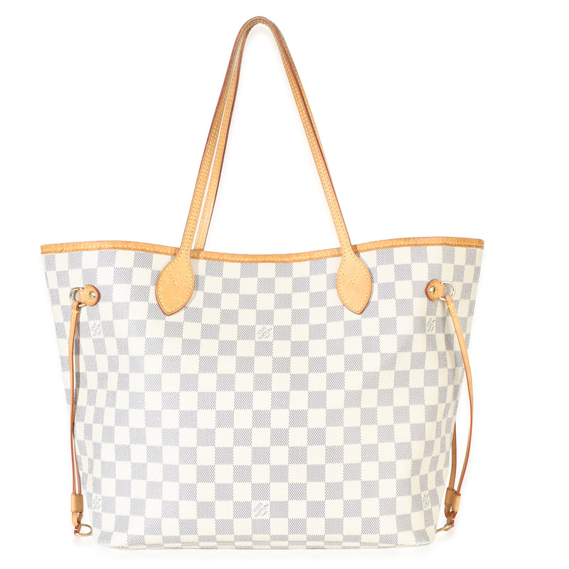 Louis Vuitton Damier Azur Canvas Neverfull MM Handbag id
