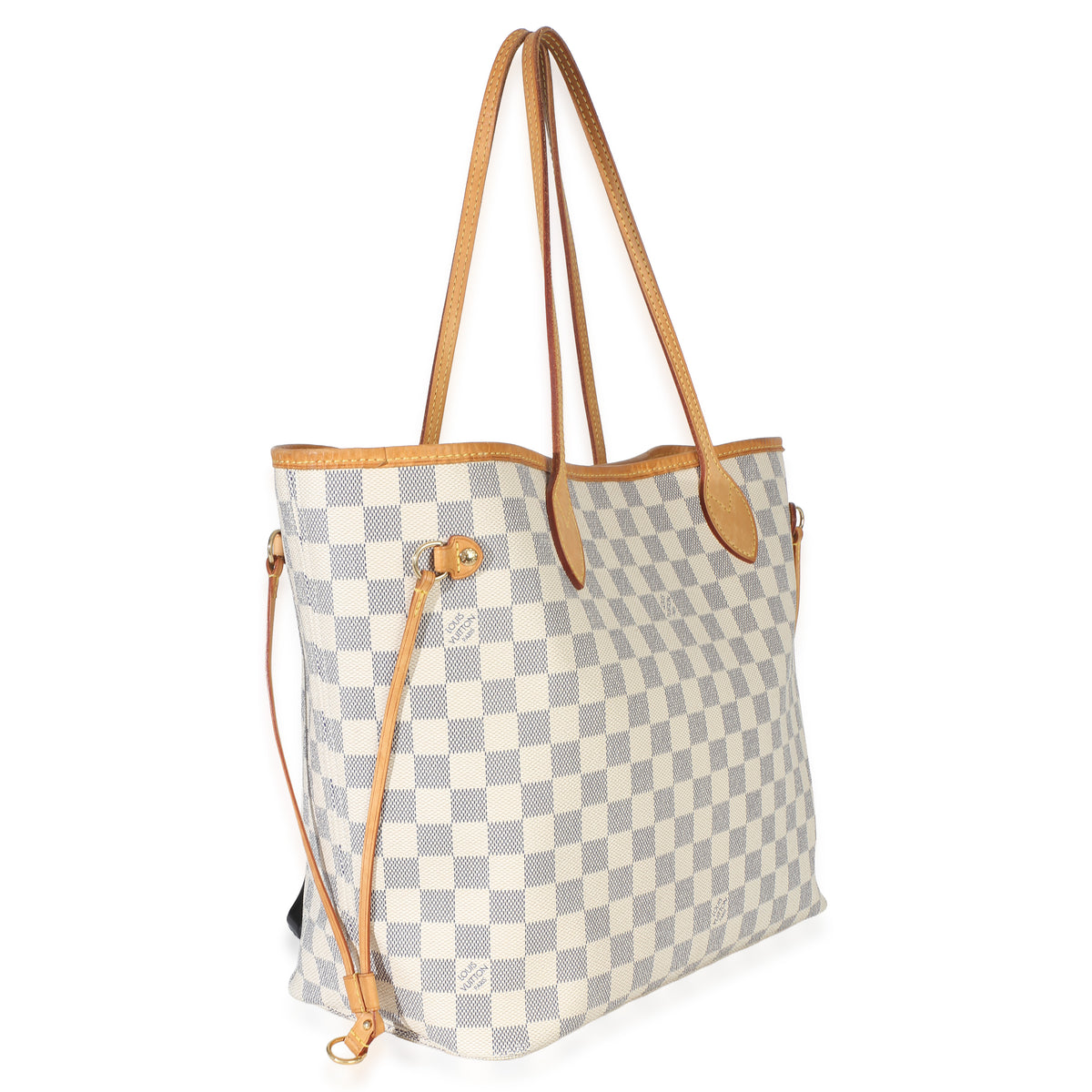 Louis Vuitton Damier Azur Canvas Neverfull MM Handbag 3