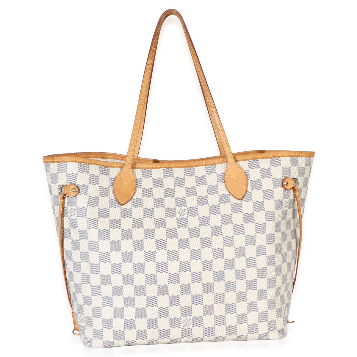 Louis Vuitton Damier Azur Canvas Neverfull MM Handbag 4