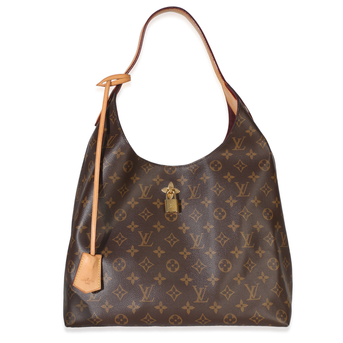 Louis Vuitton Monogram Canvas Flower Hobo Handbag id