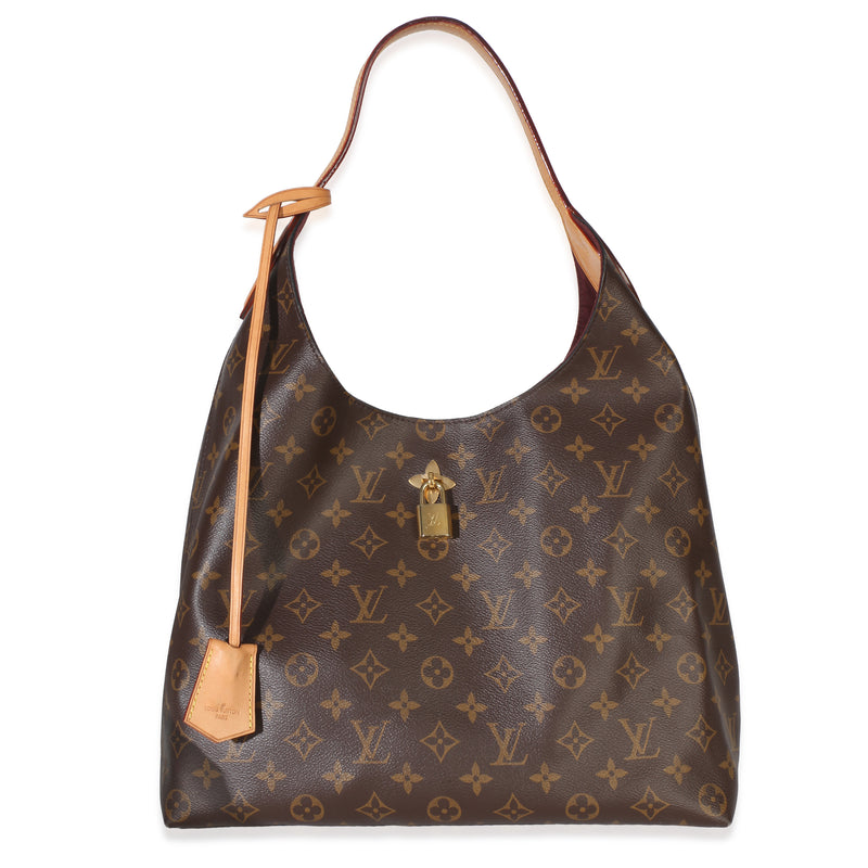 Louis Vuitton Monogram Canvas Flower Hobo Handbag id