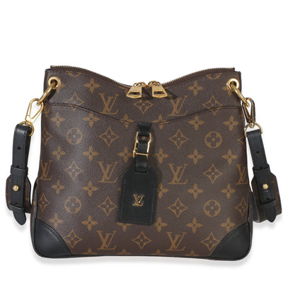 Louis Vuitton Black Monogram Canvas Odeon PM Handbag id