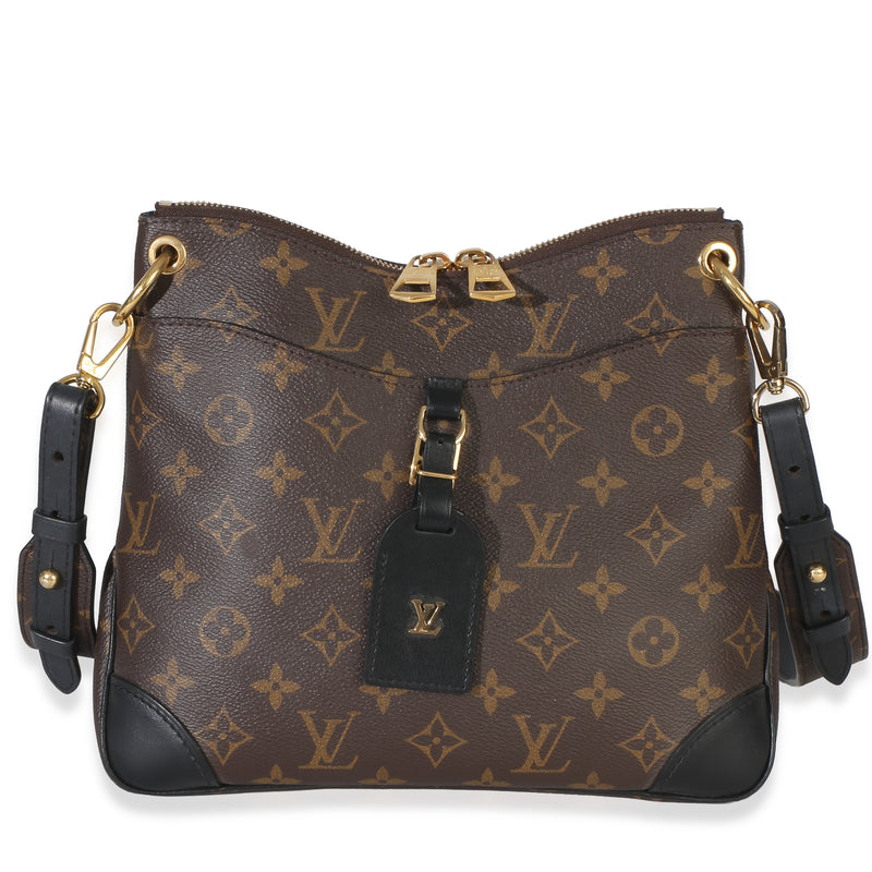 Louis Vuitton Black Monogram Canvas Odeon PM Handbag id