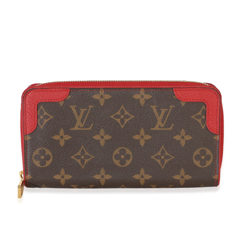 Louis Vuitton Cherry Monogram Canvas Retiro Zippy Wallet Wallet id