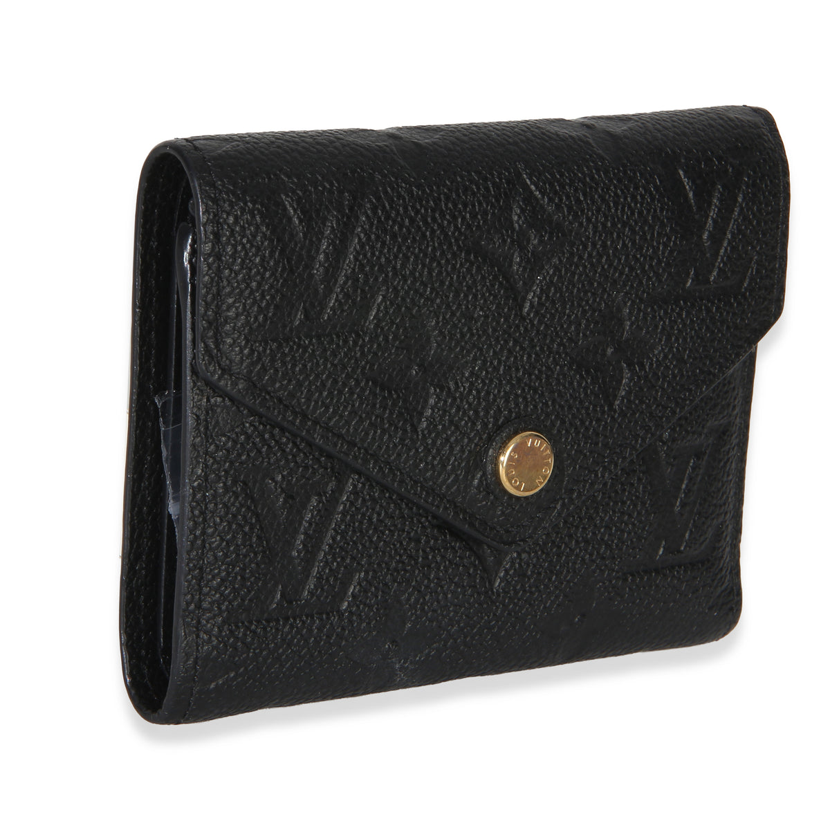 Louis Vuitton Black Monogram Empreinte Victorine Wallet Wallet 3