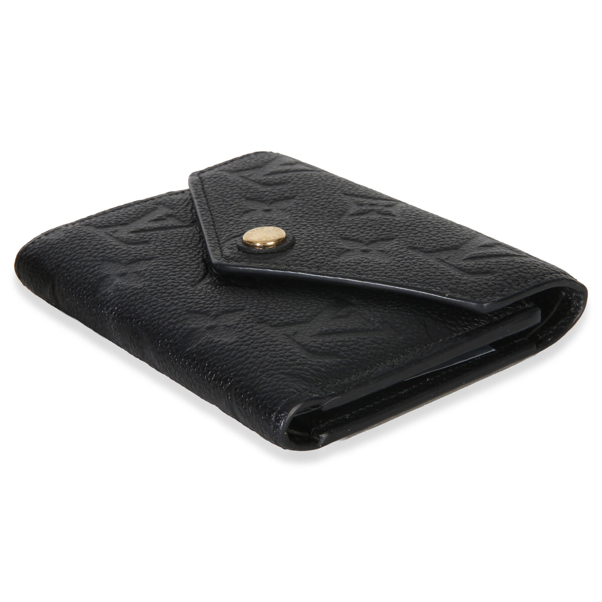 Louis Vuitton Black Monogram Empreinte Victorine Wallet Wallet 6