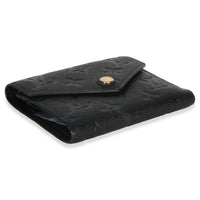 Louis Vuitton Black Monogram Empreinte Victorine Wallet Wallet 7