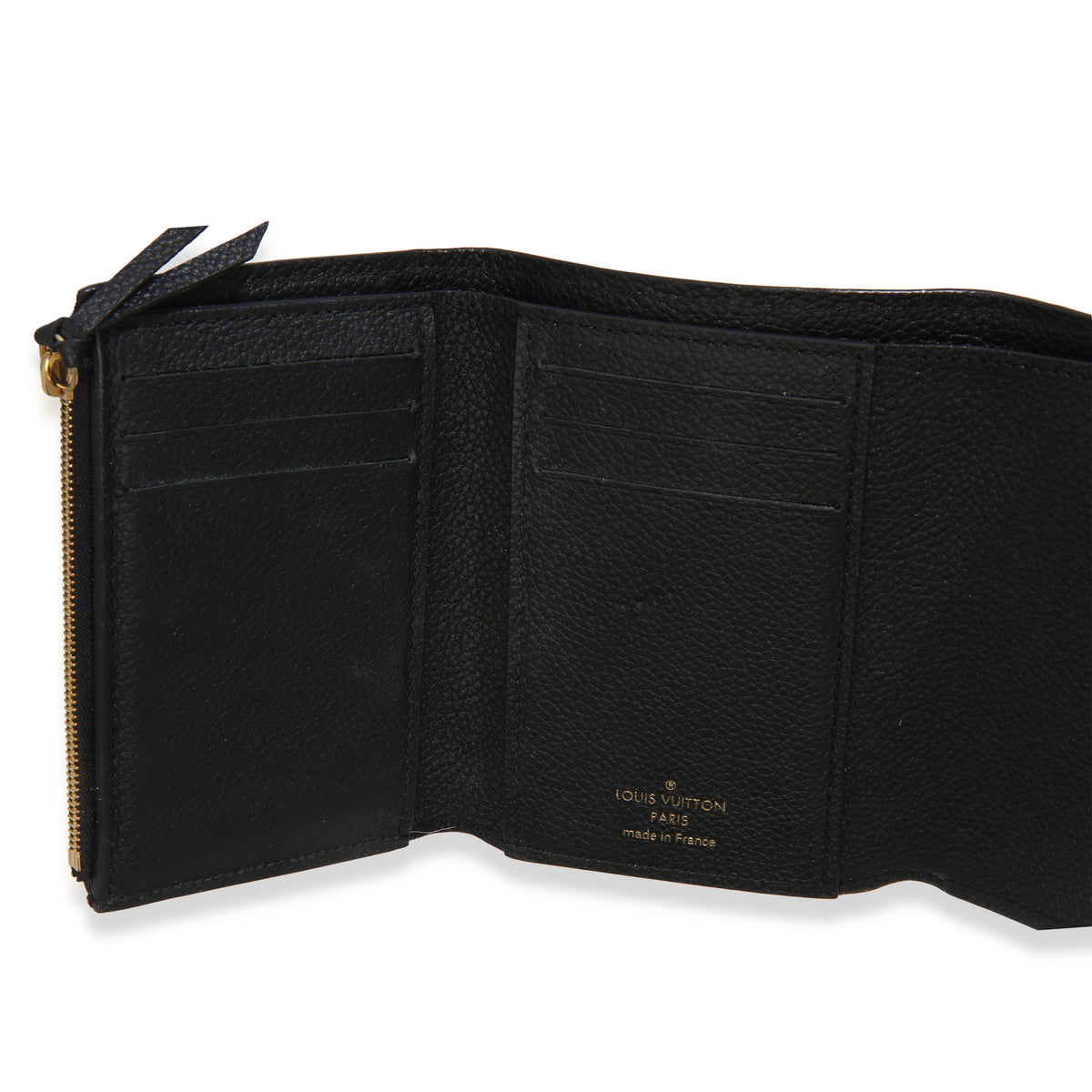 Louis Vuitton Black Monogram Empreinte Victorine Wallet Wallet 8