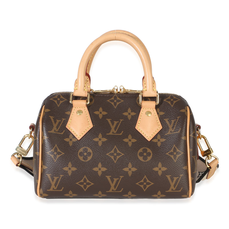 Louis Vuitton Black Monogram Canvas Speedy 20 Handbag id