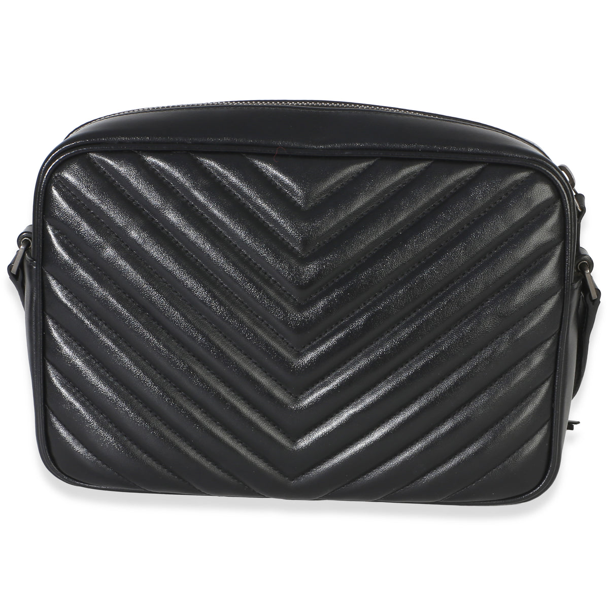 Saint Laurent Black Matelasse Calfskin Lou Camera Bag Handbag 4