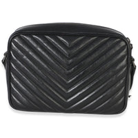 Saint Laurent Black Matelasse Calfskin Lou Camera Bag Handbag 4
