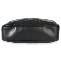 Saint Laurent Black Matelasse Calfskin Lou Camera Bag Handbag 5