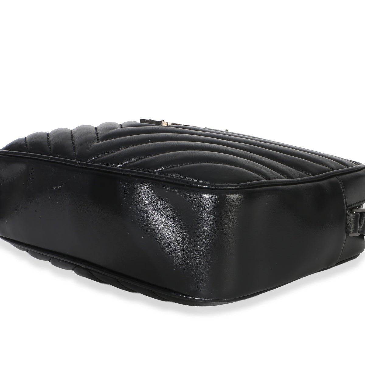 Saint Laurent Black Matelasse Calfskin Lou Camera Bag Handbag 6