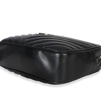 Saint Laurent Black Matelasse Calfskin Lou Camera Bag Handbag 6