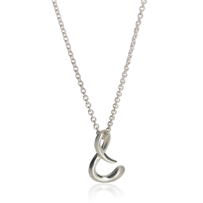 Tiffany & Co. Sterling Silver  Elsa Peretti Alphabet Pendant fv