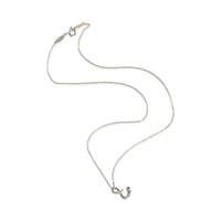 Tiffany & Co. Sterling Silver  Elsa Peretti Alphabet Pendant pv