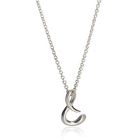 Tiffany & Co. Sterling Silver  Elsa Peretti Alphabet S Pendant fv