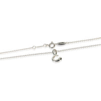 Tiffany & Co. Sterling Silver  Elsa Peretti Alphabet S Pendant sv