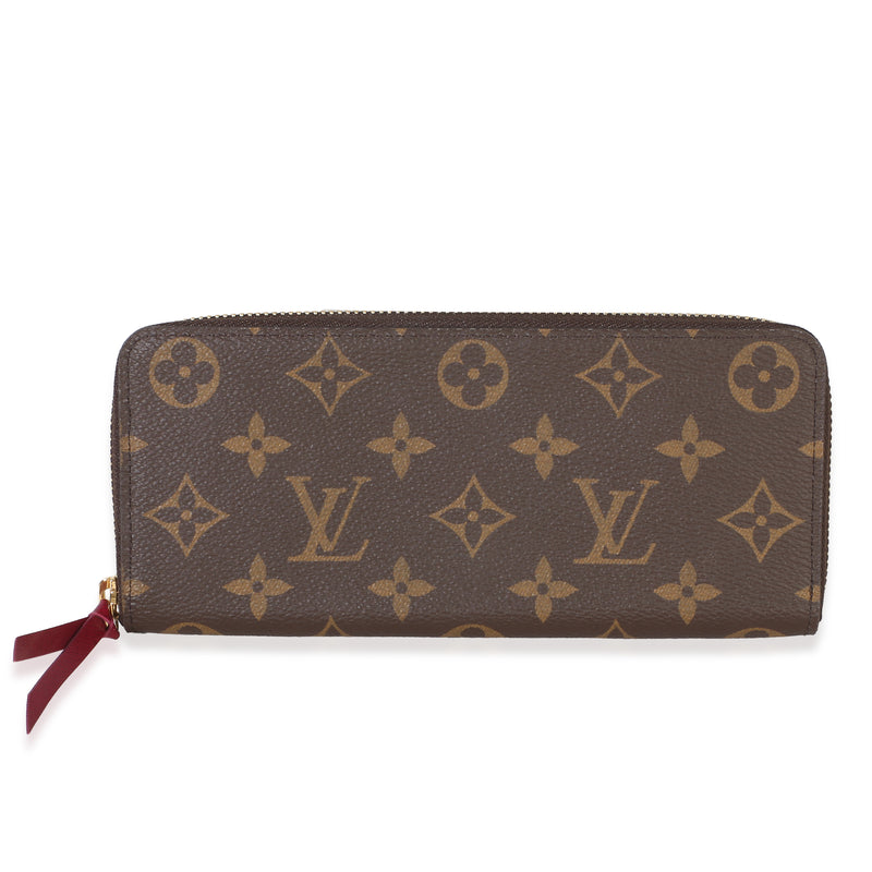 Louis Vuitton Fuschia Monogram Canvas Clemence Wallet Wallet id