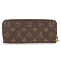 Louis Vuitton Fuchsia Monogram Canvas Clemence Wallet Wallet 4
