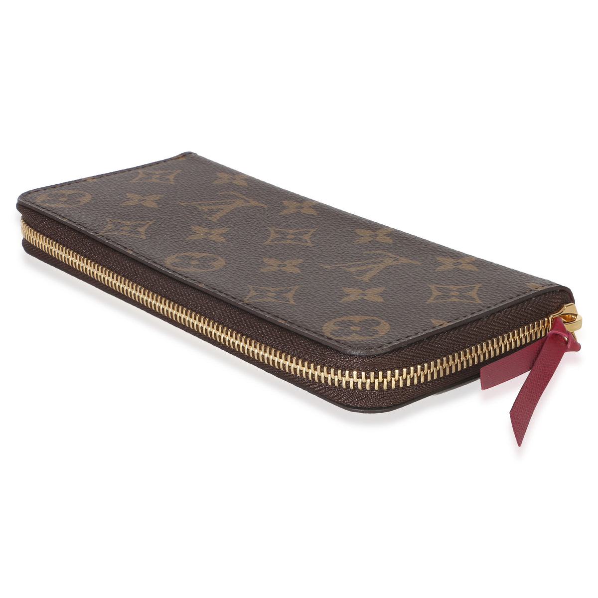 Louis Vuitton Fuchsia Monogram Canvas Clemence Wallet Wallet 6