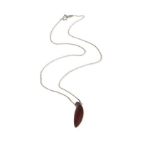 Tiffany & Co. Sterling Silver  Frank Gehry Wood Fish Pendant pv