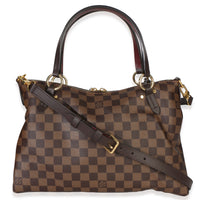 Louis Vuitton Burgundy Damier Ebene Canvas Lymington Bag Handbag 4