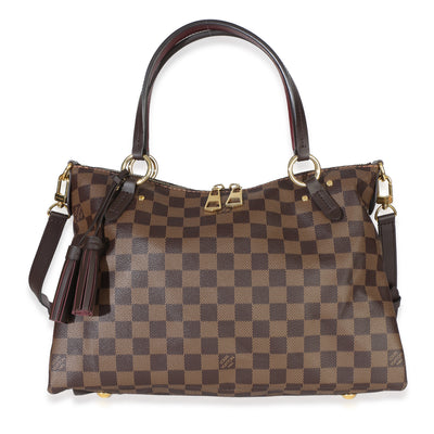 Louis Vuitton Burgundy Damier Ebene Canvas Lymington Bag Handbag id