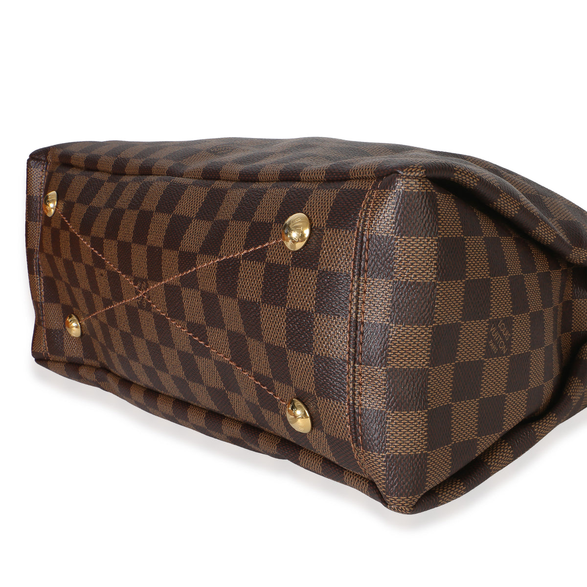 Louis Vuitton Burgundy Damier Ebene Canvas Lymington Bag Handbag 6