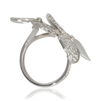 Tiffany & Co. Platinum Diamond Paper Flowers Ring pv