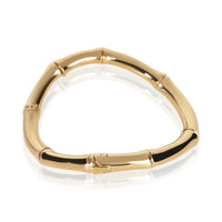 Gucci Gold Plated  Large Bamboo Choker Necklace bv