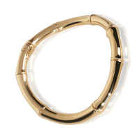 Gucci Gold Plated  Large Bamboo Choker Necklace sv