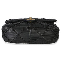 Chanel Black Pleated Lambskin Mini Soul Flap Bag Handbag 5
